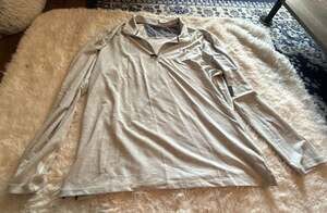 Magaschoni‎ Man Quarter Zip Pullover Long Sleeve Shirt
